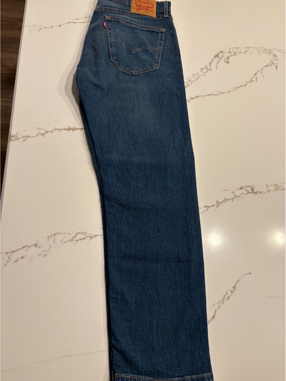 Levi's 505 Men's Blue Straight Leg Jeans Size W36 L30
